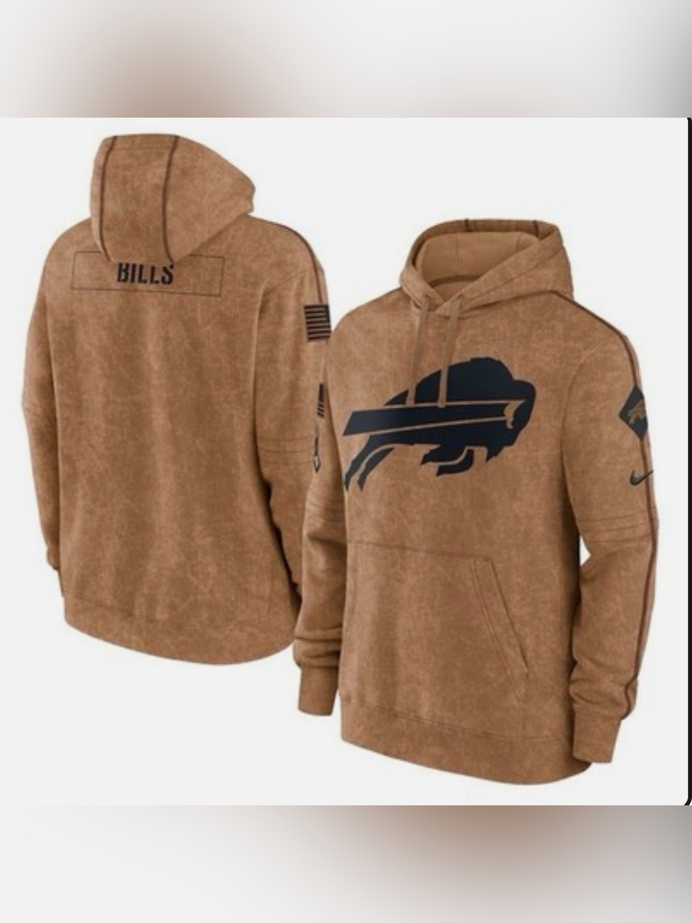 Nike 2023 Buffalo Bills Salute To Service Hoodie Size Large
